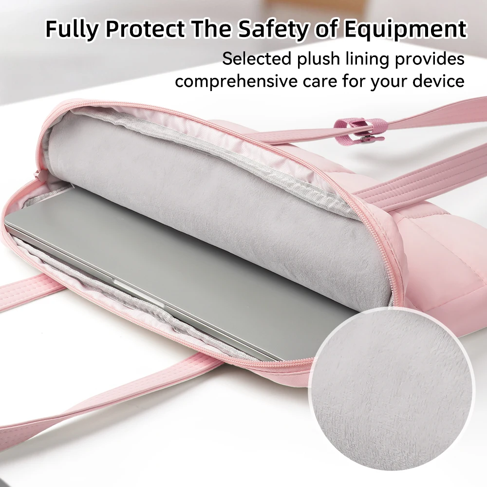 14/15.6 Inch Large Capacity Shoulder Handbag Casual Bag for Macbook Air Pro HP Huawei Laptop Travel Bag Tablet Bag - view 3
