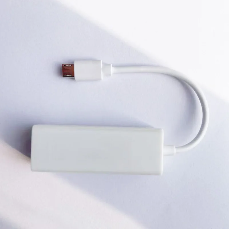مايكرو USB2.0 USB إلى RJ45 إيثرنت كابل الفاصل تمديد محول 100Mbps بطاقة الشبكة للكمبيوتر اللوحي الكمبيوتر المحمول أندرويد