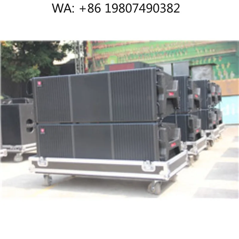 Dual 12 Inch Active Passive Line Array Professional Loudspeaker for Stage