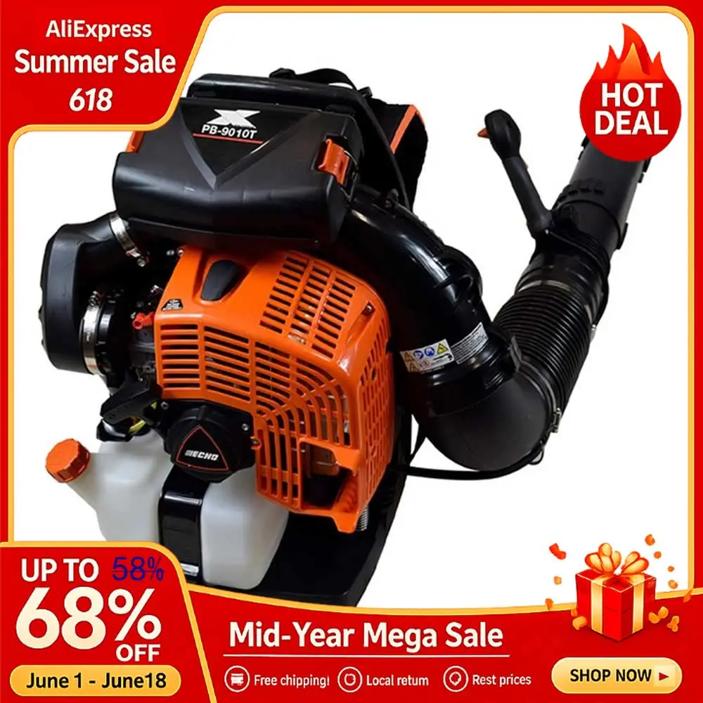 220 MPH 1110 CFM 79.9 cc Gas 2Stroke X Series Backpack Blower with TubeMounted Throttle PB9010T , TURBOLOADINGTEXT Loadin Custom