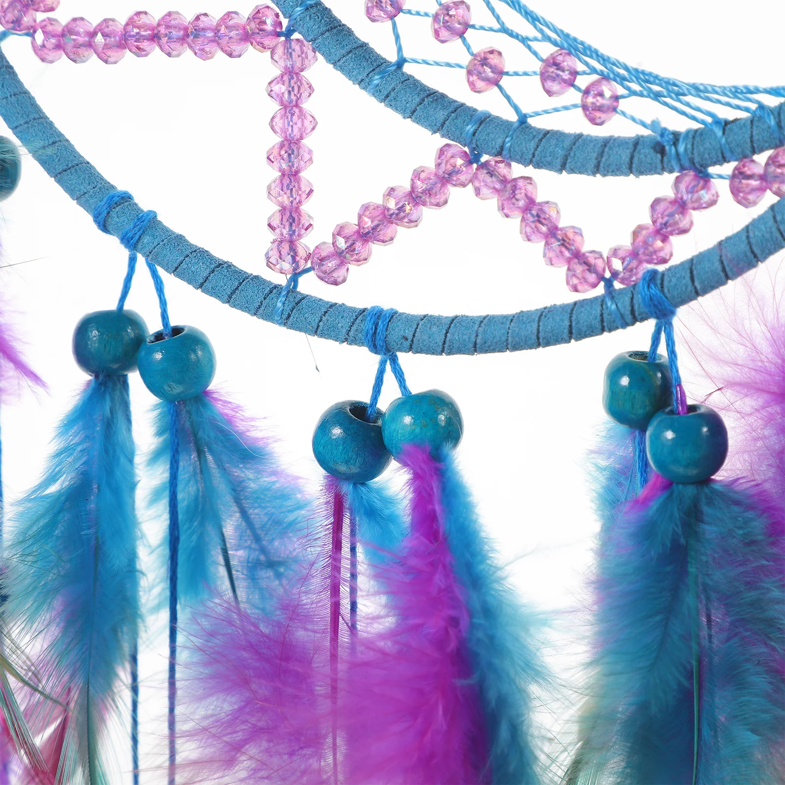 

Dream Catcher Wall Hanging Ornament Unique Plume Moon Design For Home Bedroom Decor Studio Balcony Indoor Outdoor