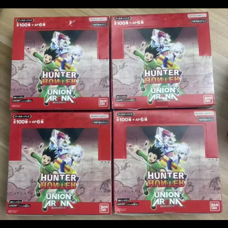 

Original Bandai HUNTER×HUNTER Card UNION ARENA TCG UA03BT Japanese Anime Collection Cards Children Birthday Gifts