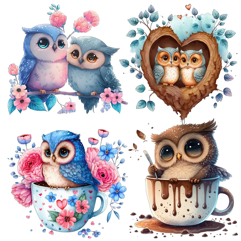 Three Ratels QN32  lovely carton Bird Art Wall Sticker for Home Decoration