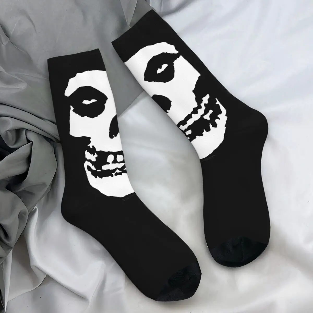 Calcetines de pareja Misfits medias de calavera otoño Retro calcetines cómodos diseño correr calcetines antibacterianos