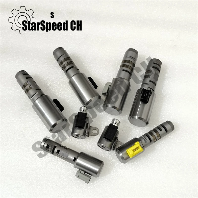 Genuine New TF71 TF71SC TF-71SC Transmission Solenoid Kit 8pcs/set For Peugeot Citroen TF71