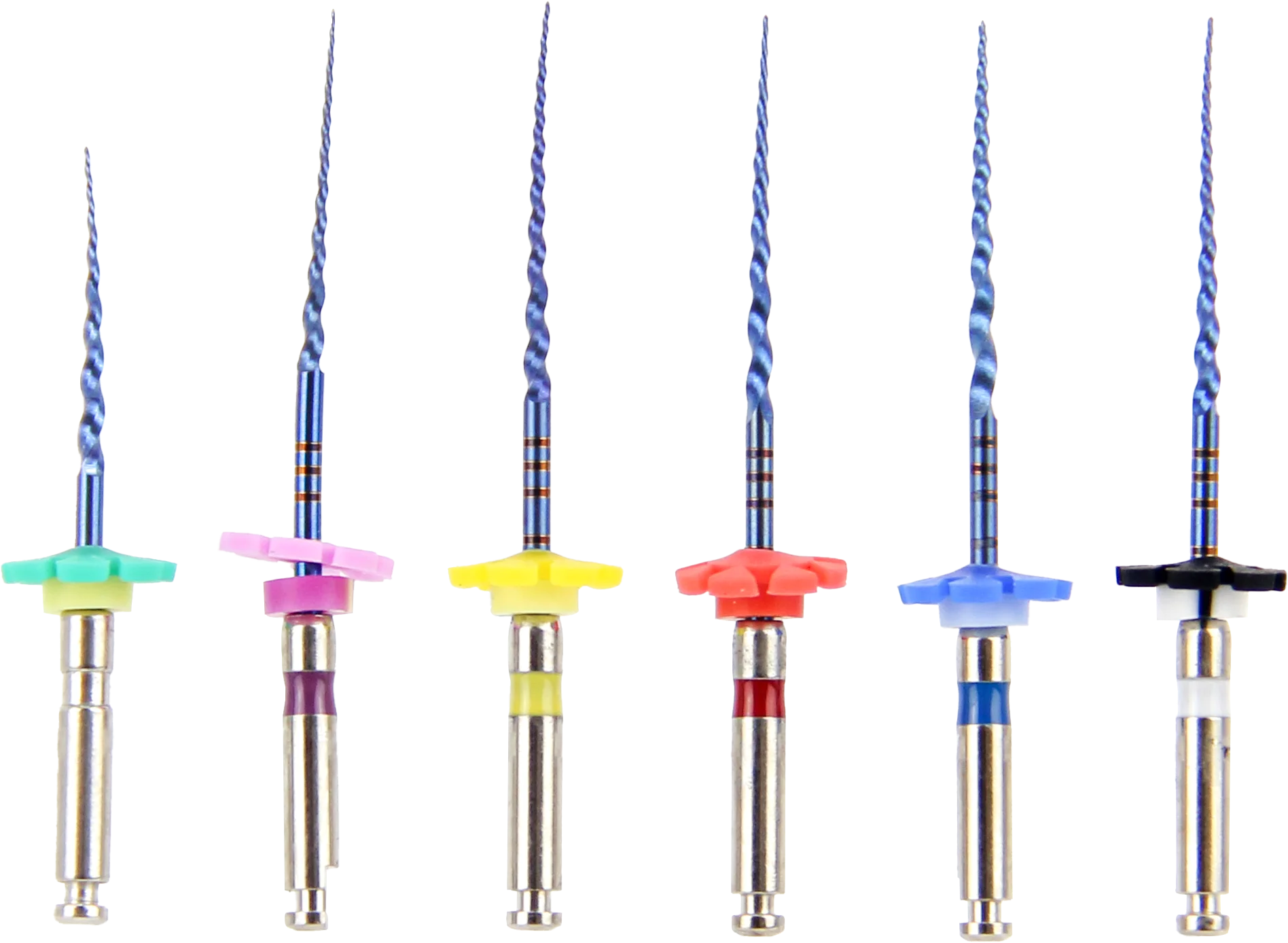 

Thermally Activated Nickel-Titanium FileSet -High-Efficiency Root Canal Treatment Kit， Used to clean rotten substances from root