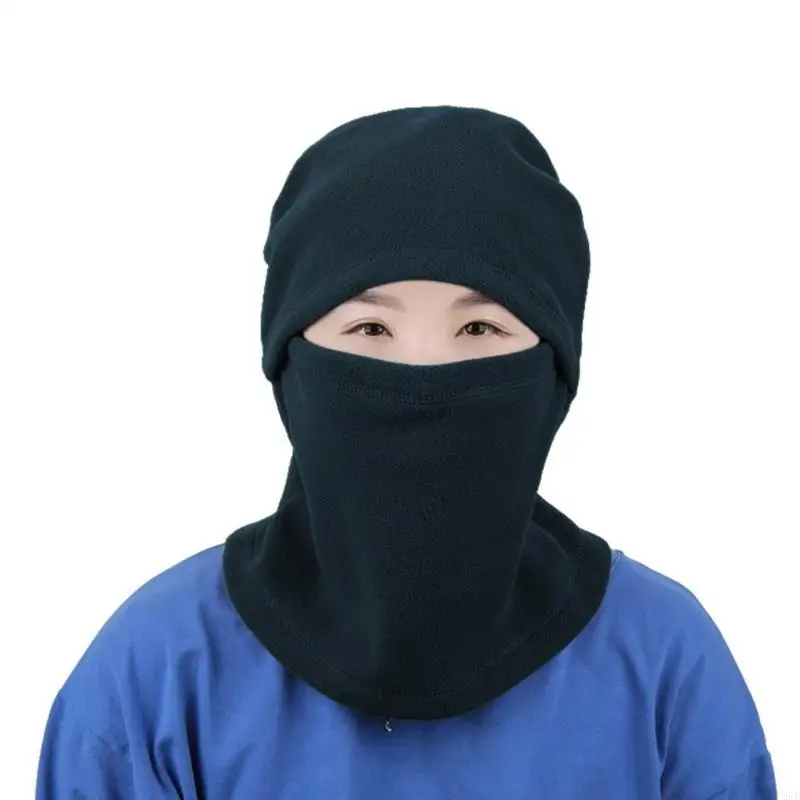 

Winter Fleece Hat and Scarves Wind proof Face Cover Neck Warmer Balaclava Outdoor Ski Scarves Cycling Full Face Mask