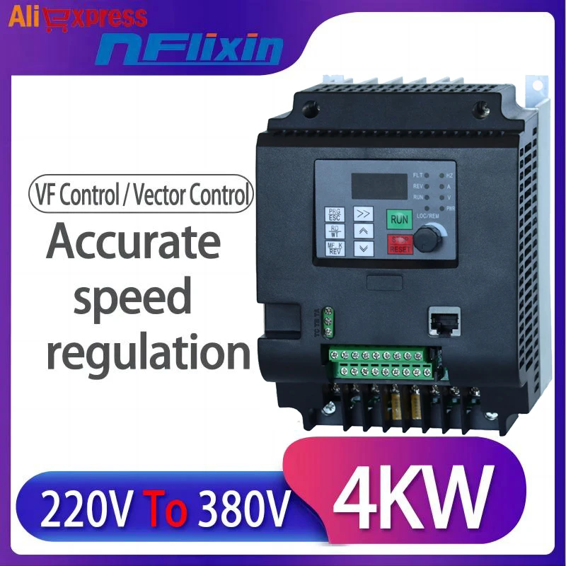 4kw /5.5kw/7.5kw/11kw/15kw/22kw/30kw220single phase input 380v 3 phase output Frequency Inverter AC drives /Motor driver/VFD/NFL