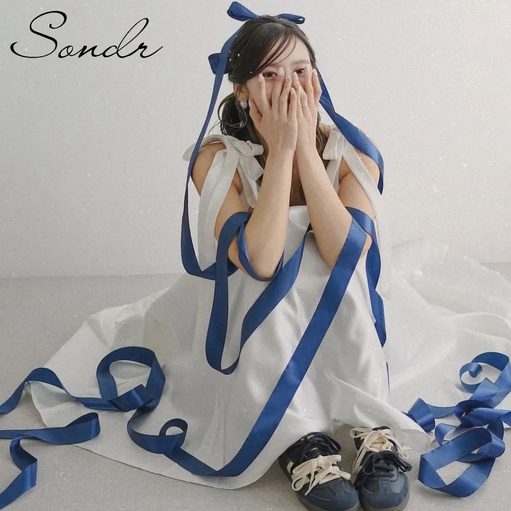 

Sondr Korean Wedding Dresses Adjustable Straps Customized A Line Wedding Party Dresses Simple Corset Wedding Snap Dresses