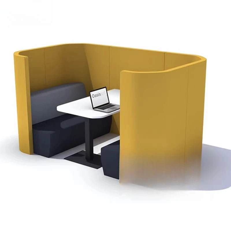 

Modern booth office high-back double sofa negotiation combination designer leisure area reception high-back sofa