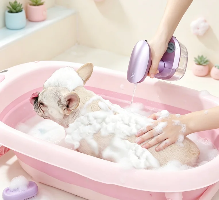 Foam Spray Machine Automatic Foam Soap Dispenser Intelligent Foaming Device Hair Washing Machine