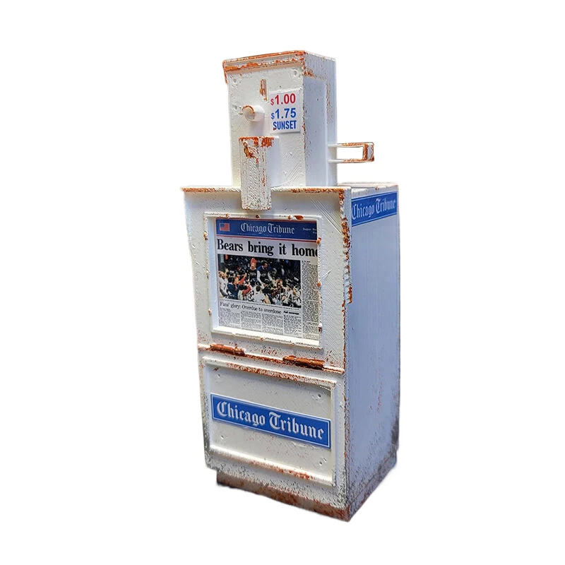 Miniature American Payphone In 1:12 Scale Mini Vintage Style Dollhouse Furniture Phone Booth Model Accessorries Decoration