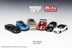 MINI GT Mijo Exclusives 1:64 Silvia S15 Rocket Bunny Bugatti Divo Ford GT MK II LPI 800-4 Model Car