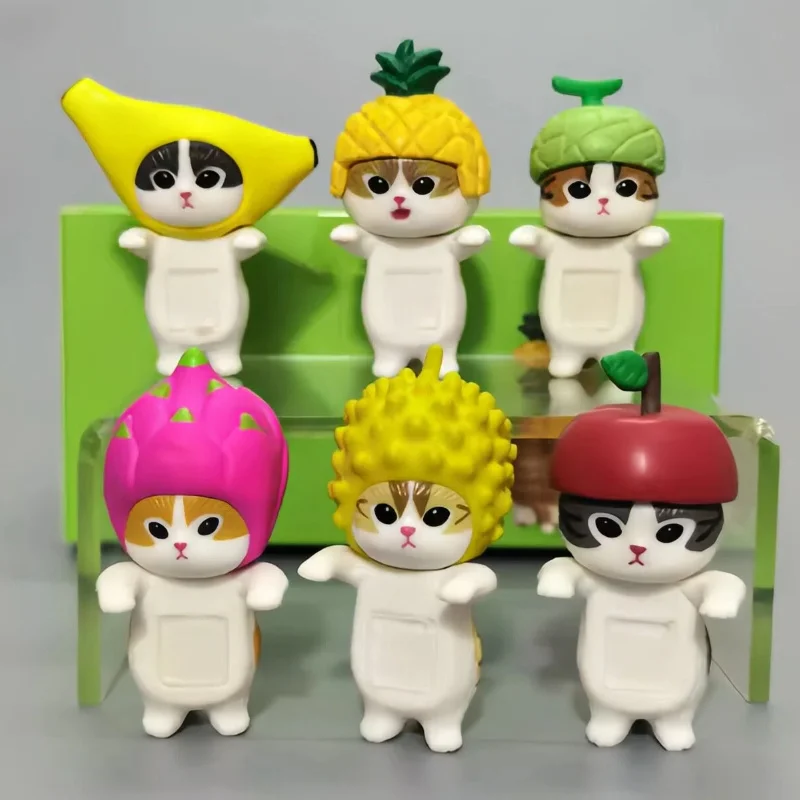 

Новинка в наличии: Серия Mofusand Cat Fruit Fried Shrimp Prone Position – коллекционная фигурка в слепой коробке, кавайное украшение для стола, подарок на день рождения.