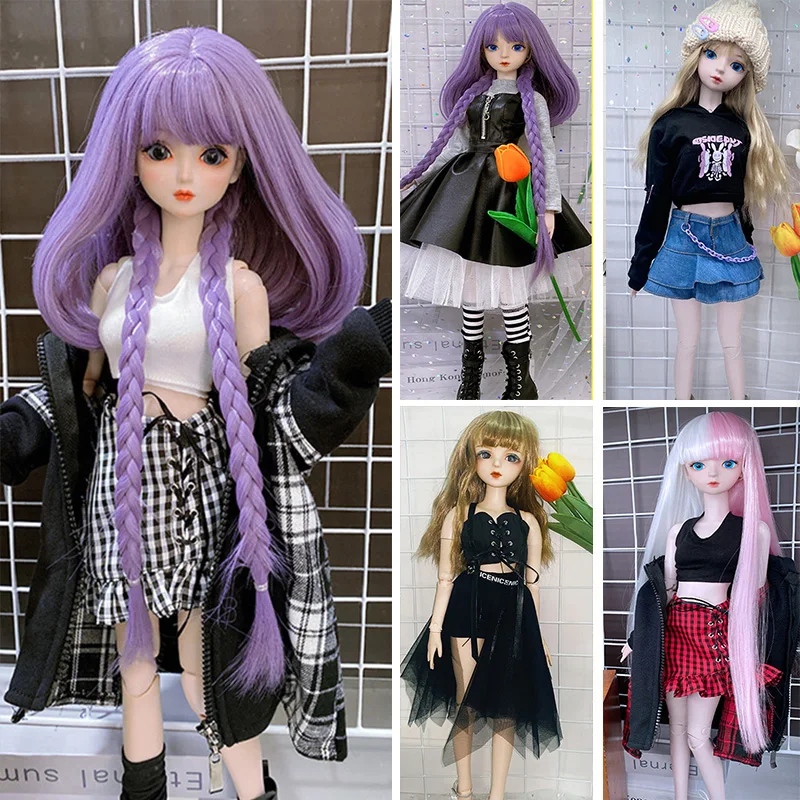 Fashion Casual 60cm Doll Clothes Suit Dress Up Clothes Accessories 1/3 Bjd Doll Female Clothes Girls Doll Gift Kids Doll Toy