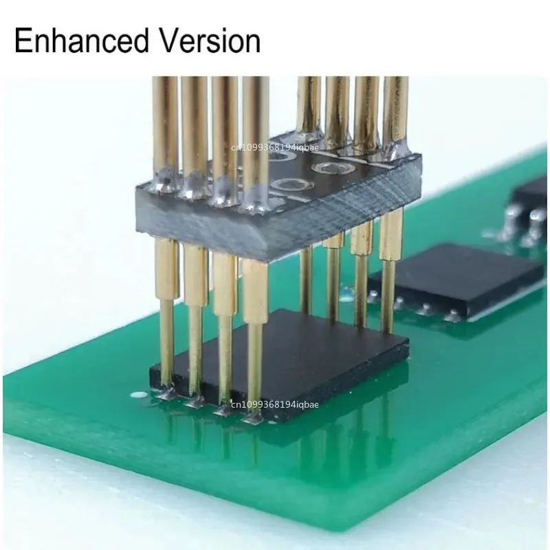 Burn Test Probe Pogo Pin 1.27 Chip SOP WSON SOIC VSOP SPI FLASH 8P With Cable 30cm in stock