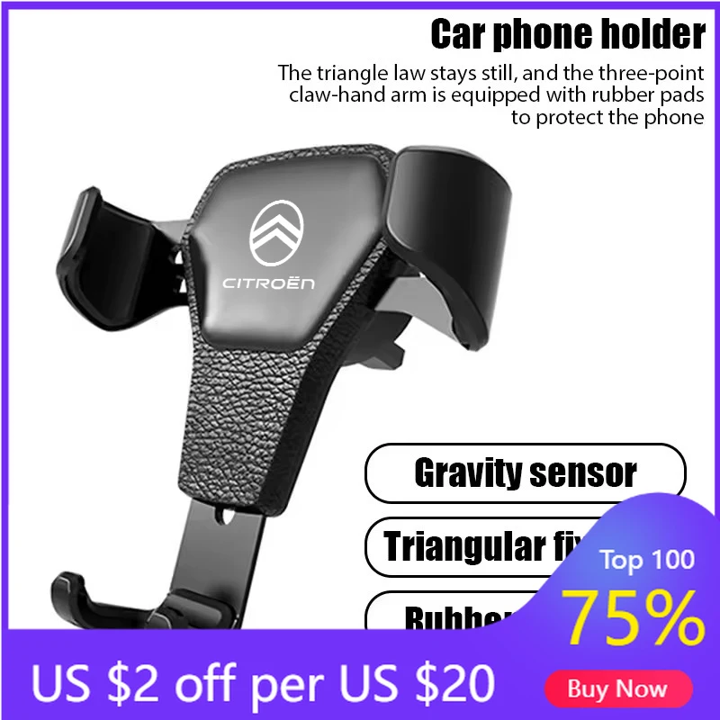 

2026 Hot Car Sticker 1Pcs Car Phone Holder Auto Interior Accessories For Citroen C6 2CV VTS DS5 RD3 Jumper Cactus Saxo Jumpy C8