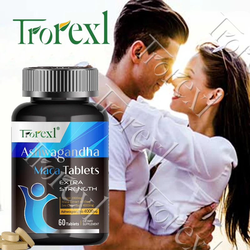 Male Supplement with Ashwagandha Maca - Supports Male Performance Health, Stamina Tablets for Men