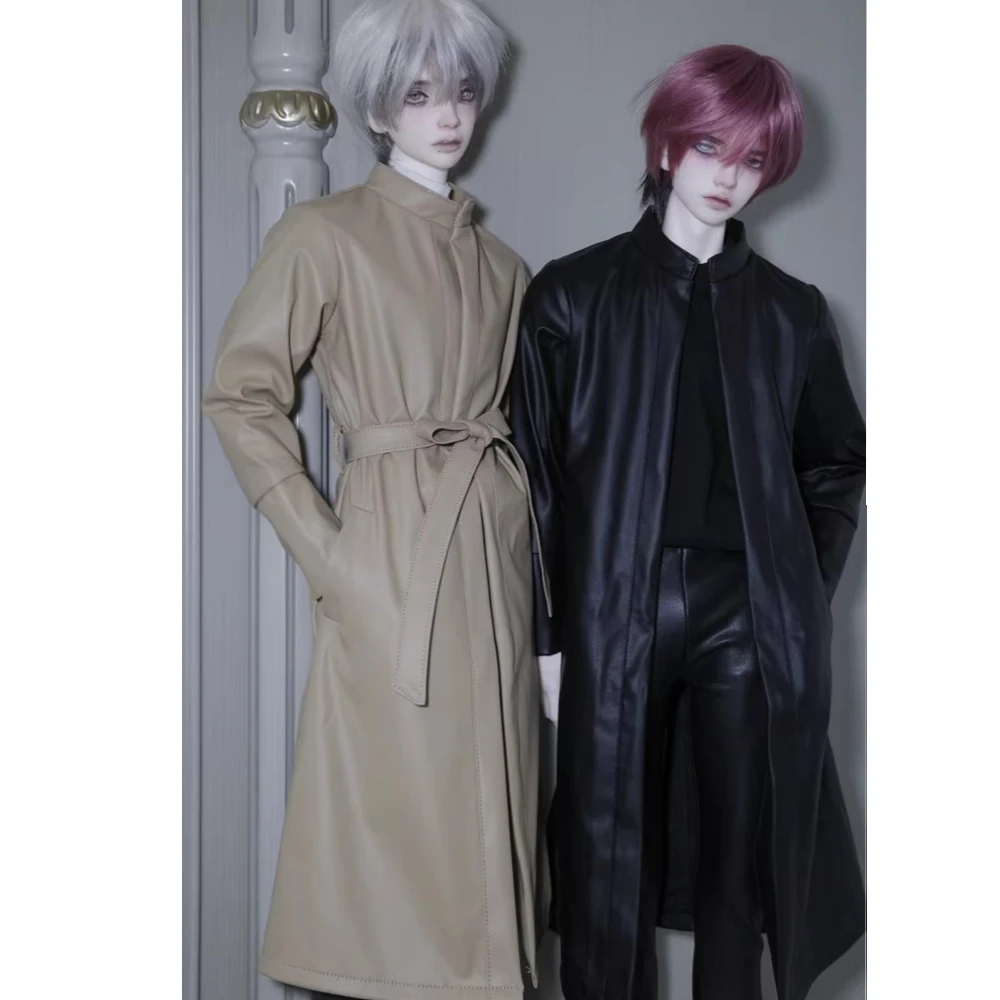 

ID75 1/4 1/3 70cm SD13 SD17 SD10 girl boy man woman aod dod msd sd bjd doll PU leather clothes coat tops Bears66