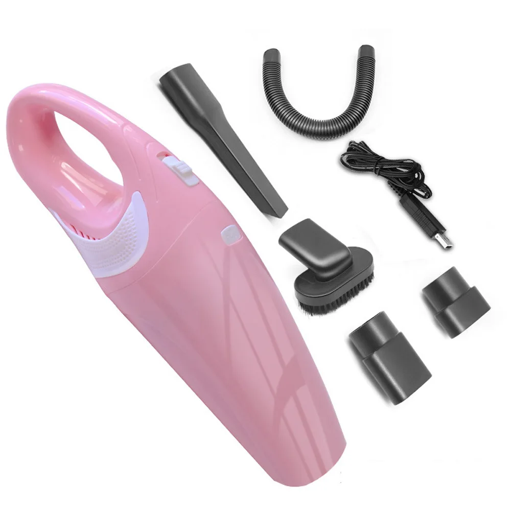 Автомобильный беспроводной ручной пылесос с зарядкой через USB, мощный автомобильный пылесос, бытовой автомобильный пылесос двойного назначения