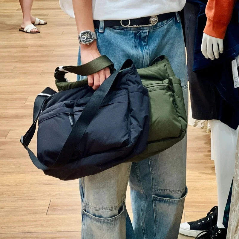 

Casual Army Green Crossbody Bag, Lightweight Multi Pocket Shoulder Purse for Work Travel Shopping Daily Commute Tote Bag