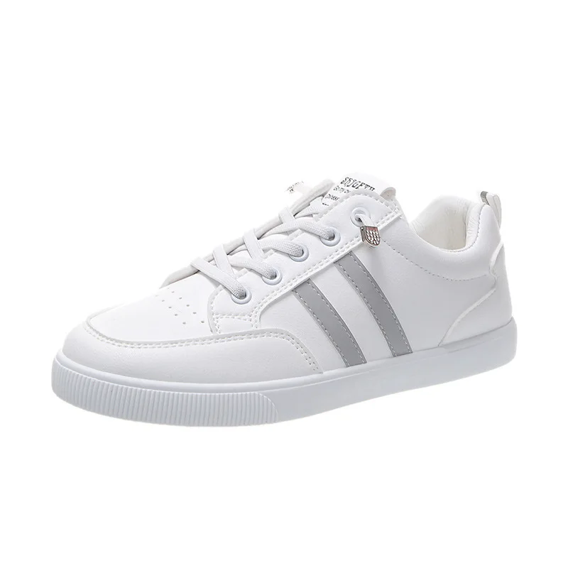 Vrouwen Sneakers Casual Gevulkaniseerde Schoenen Wit Leer Lopen Flats Schoenen Vrouw Sportschoenen Zapatillas De Mujer 2024