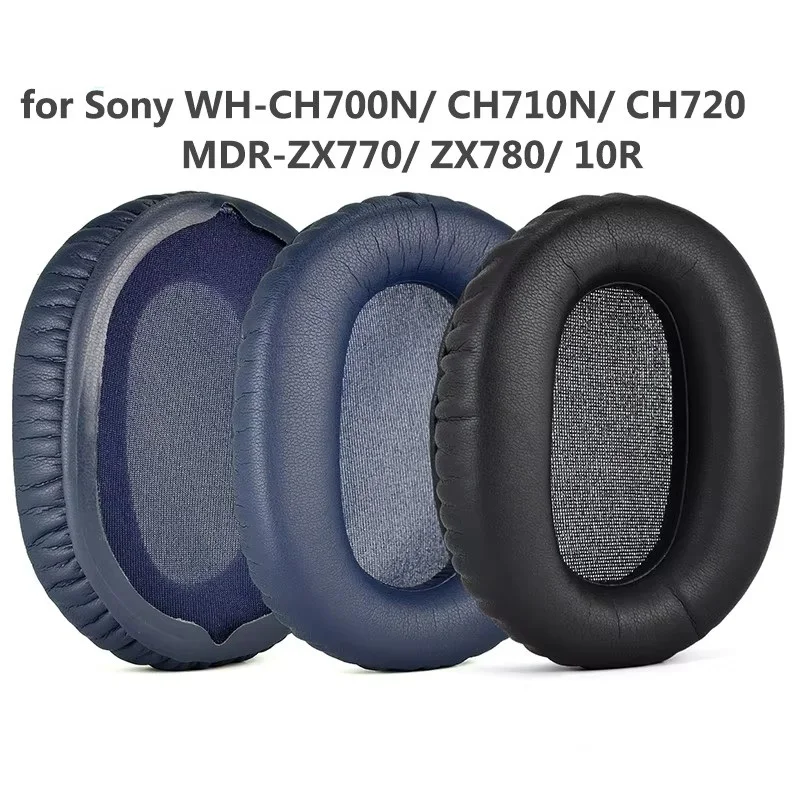 Bantalan Telinga Pengganti untuk Headphone Sony WH-CH700N CH710N Earpads MDR-ZX770 ZX780 10R Bantalan Telinga Suku Cadang Perbaikan Earmuffs