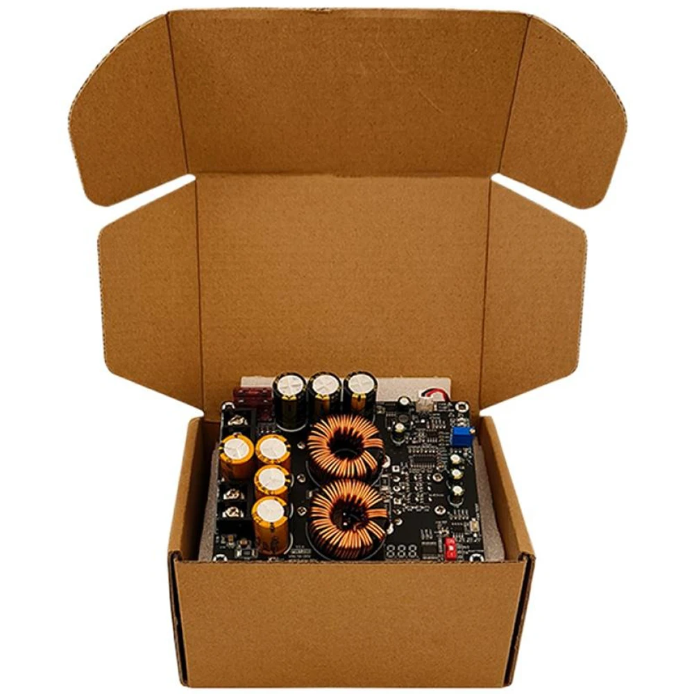 1200W 50A High Current Boost Power Module Non-isolation Dual-inductor Audio Power Amplifier Dedicated Power Supply Board