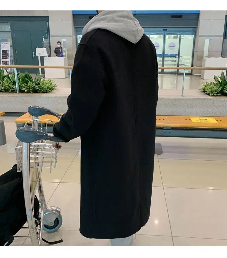 

Wool Blend Coat Men'S Clothing Mans Anorak Duffled Fleeced Sherpa Hood Slouchy Peaked Elastic Belted Beige Champagne Embellished