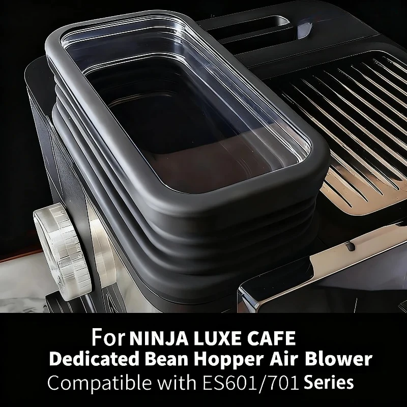 Silicone Grinder Bean Hopper Air Blower Cleaning Residual Powder Pressure Air Blower Accessories For Ninja Luxe Cafe ES601/701