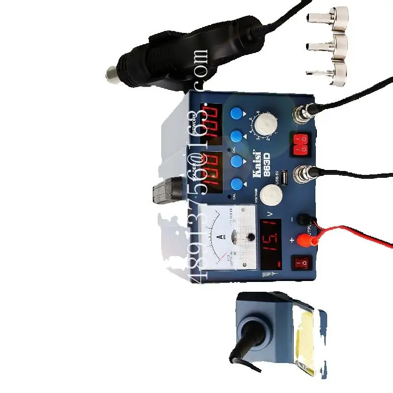 

863D upgraded air gun disassembly and welding station with power meter, three in one DC stabilized voltage 2A-5A
