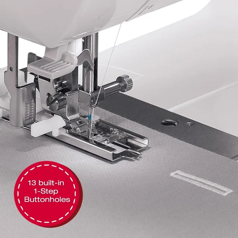 ماكينة خياطة وخياطة اللحف المحوسبة 9985 من Quantum Stylist مع مجموعة ملحقات |   أكثر من 1000 تطبيقًا للغرز، صورة مرآة