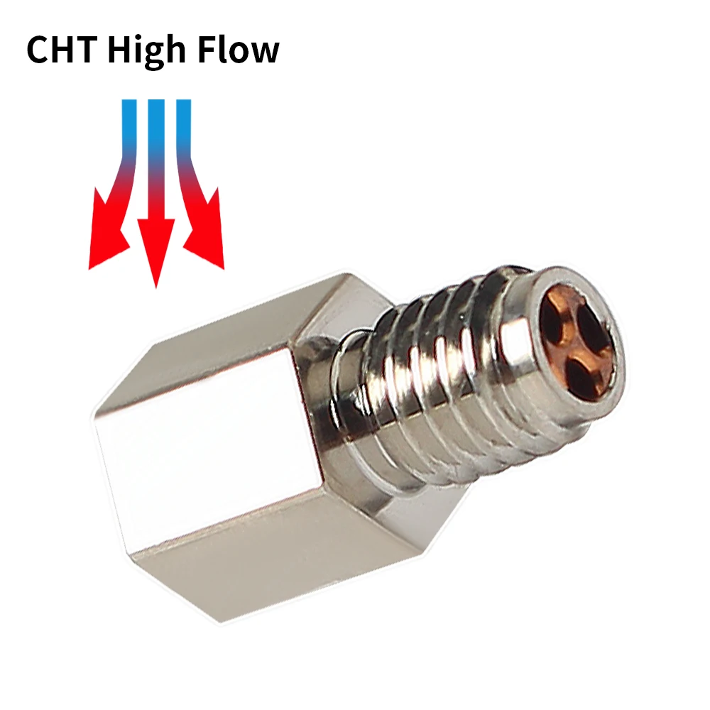 FYSETC V6 Plus Adapter to Increase the Flow Of V6 / Rapido Hot End High Flow For 3D Printing Adapt To CHTNozzles High-speed