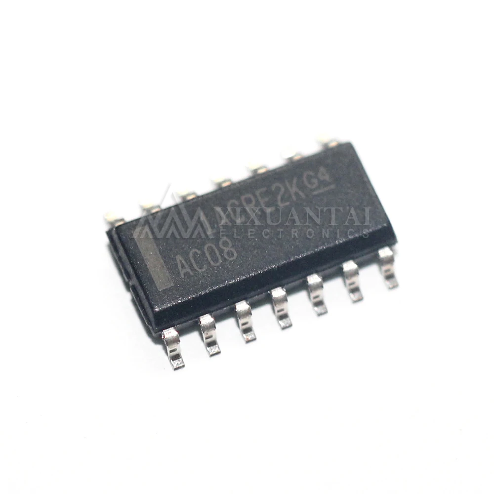 10 قطعة/الوحدة جديد الأصلي SN74AC08DR SN74AC08D SN74AC08 IC بوابة و 4CH 2-INP 14SOIC 17A3Z1K AC08 SOP14 #1