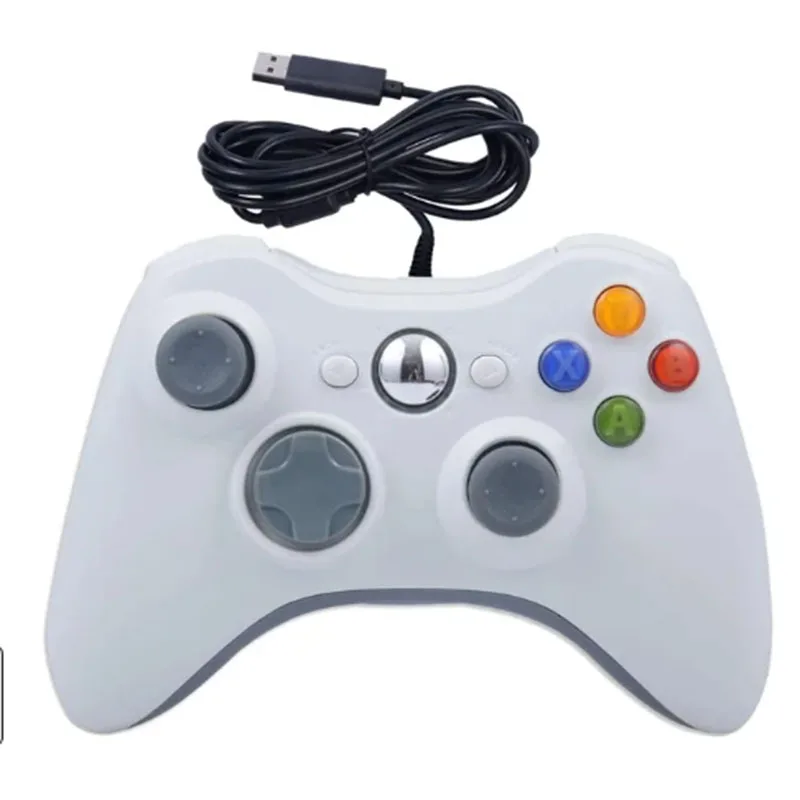 Проводной контроллер, USB-кабель, геймпады для консоли Microsoft Xbox 360, проводной джойстик для игрового геймпада Xboxes 360, джойстика