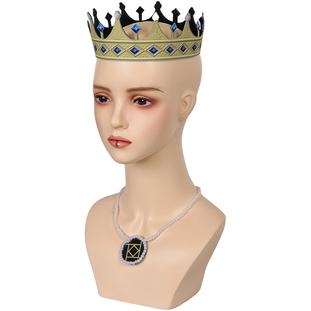 Amaya Cosplay Queen Kroon Volwassen Vrouwen Ketting Hoofdband Kostuum Accessoires Halloween Rolleplay Hoofddeksels Outfits Geschenken