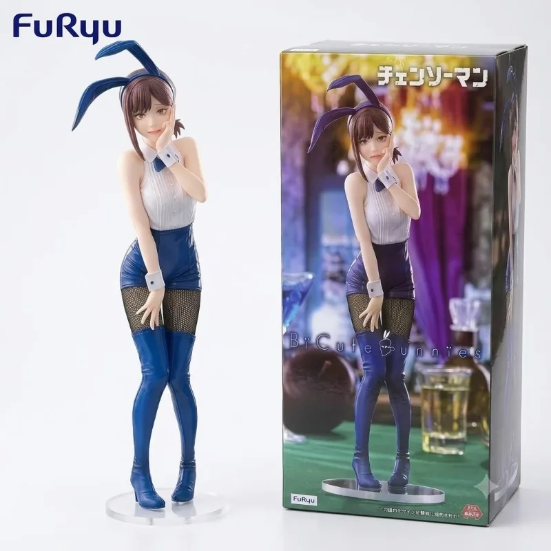 In Stock 100% Original FuRyu Chainsaw Man Kobeni Higashiyama BiCute Bunnies Anime Collectible Figure Desktop Home Decor Gift Set