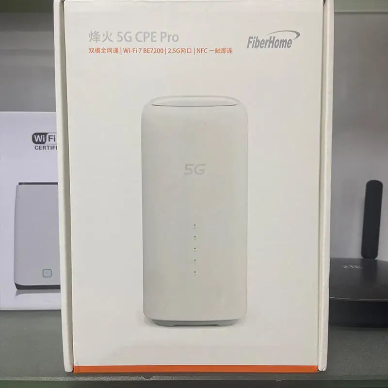 New! 5G CPE Pro LG6851F WiFi 7 Router BE7200 Dual 2.5G Ethernet Ports NFC 4G LTE Cat19 Wireless WiFi 5G Sim Modem 4x4 MIMO