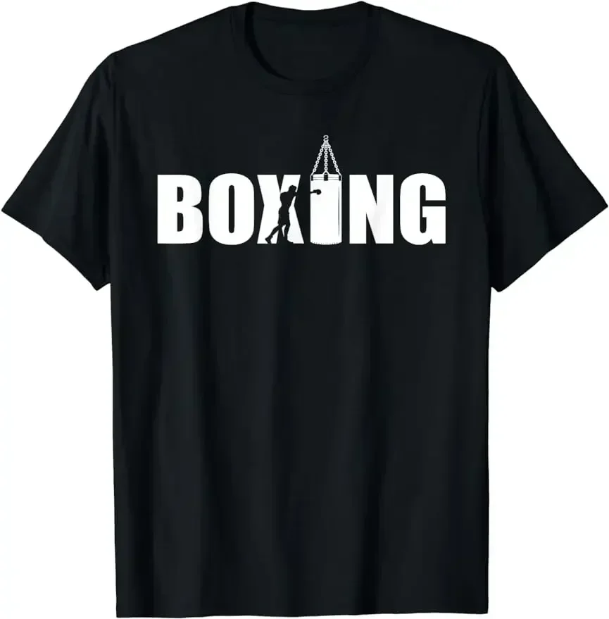 

LE Boxing Lover Gym Boxer Kickboxing Kickboxer Enthusiast T-Shirt Unisex Style Shirts for Men Clothing Tees Custom Printed