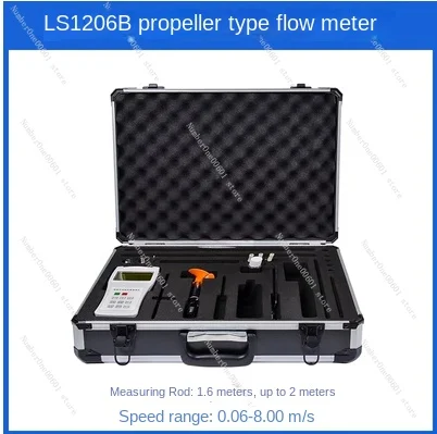 Flow Meter Flow Rate Gauge Handheld Portable Propeller Type LS1206b Water Velocity LS300A Flow Meter