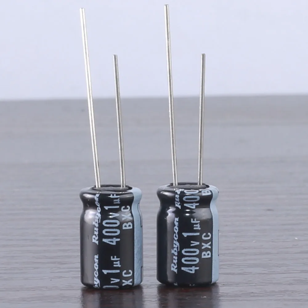 

20pcs RUBYCON BXC 1UF 400V 1mfd long life electrolytic Capacitor 8*12mm 105℃