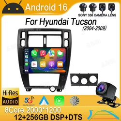 Android 16 For Hyundai Tucson 2004 2005 2006 2007 2008 2009 Car Radio Multimedia Stereo Video Player GPS Navigation Carplay Auto