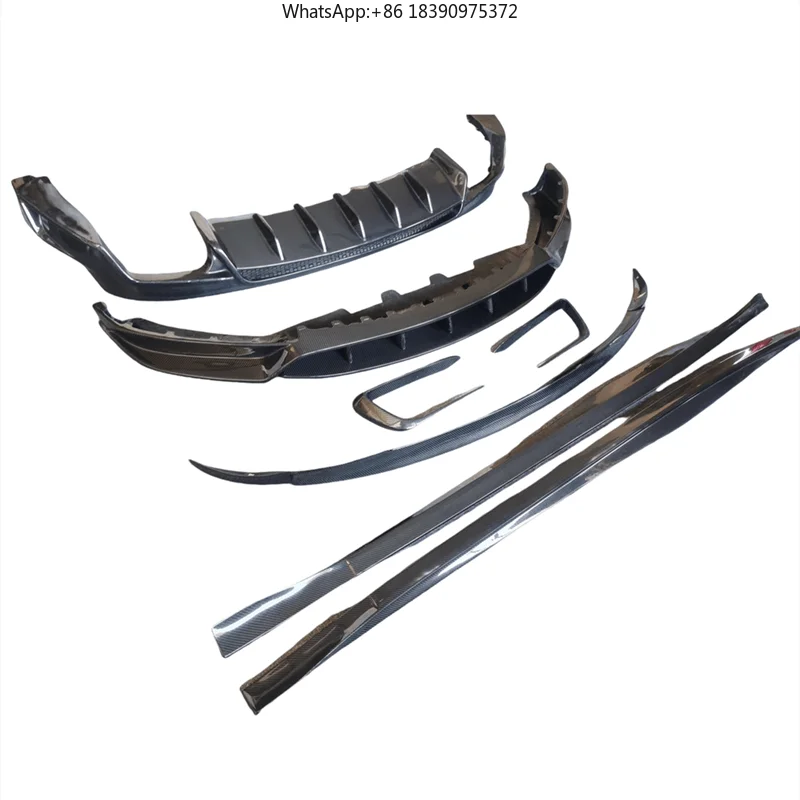 Auto Car Body Parts MSY Style Carbon Fiber Front Rear Lip Bumper Diffuser Spoiler Body Kit for Levante