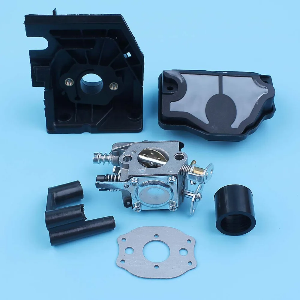 Carburador filtro de ar suporte junta kit coletor admissão para husqvarna 36 41 136 137 141 142 motosserra zama C1Q-W29E carb