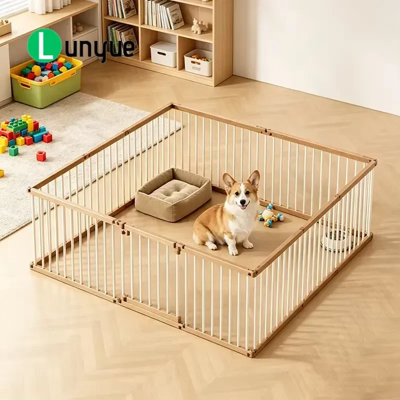 Square Stainless Steel Pet Enclosure Classic Eco Friendly Metal Dog Playpen for Indoor Outdoor Use Durable Safe Animal Cage