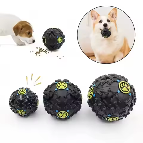 Colorful Pet Chew Toys - Squeaky Wobble with Funny Sounds, Durable, Bite-Resistant, Interactive &amp; Educational Pet Supplies