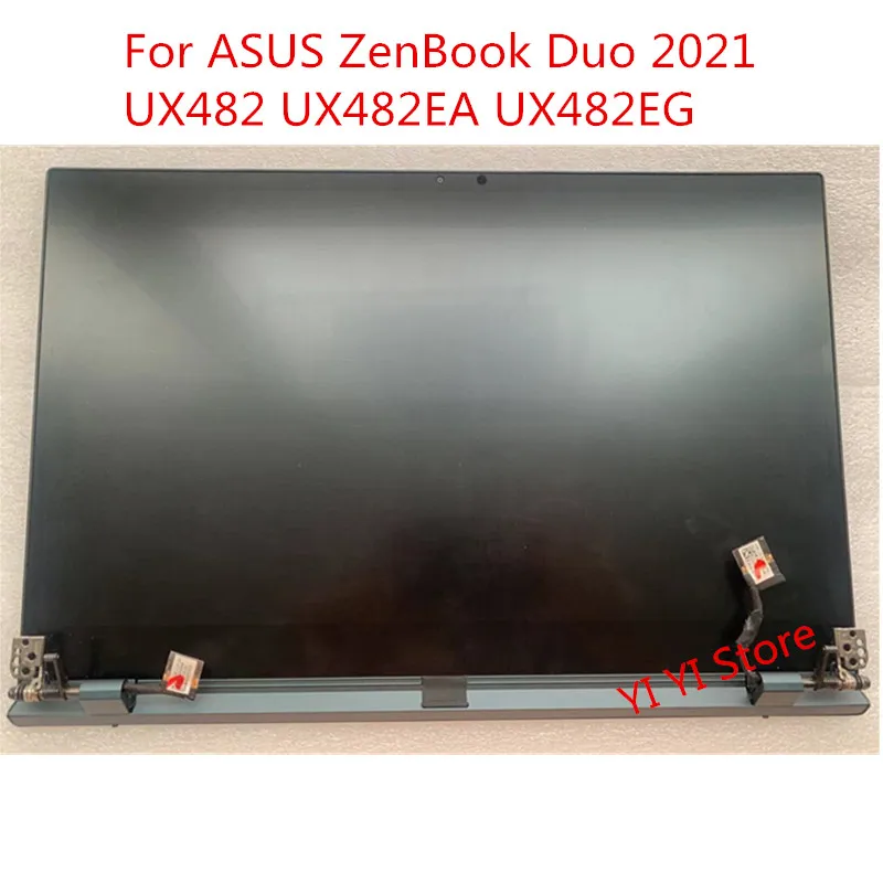 Original 14.0inch FHD LCD Screen Assembly With Touch Upper Part For ASUS ZenBook Duo 14 UX482 UX482E UX482EG UX482egr UX482EAR