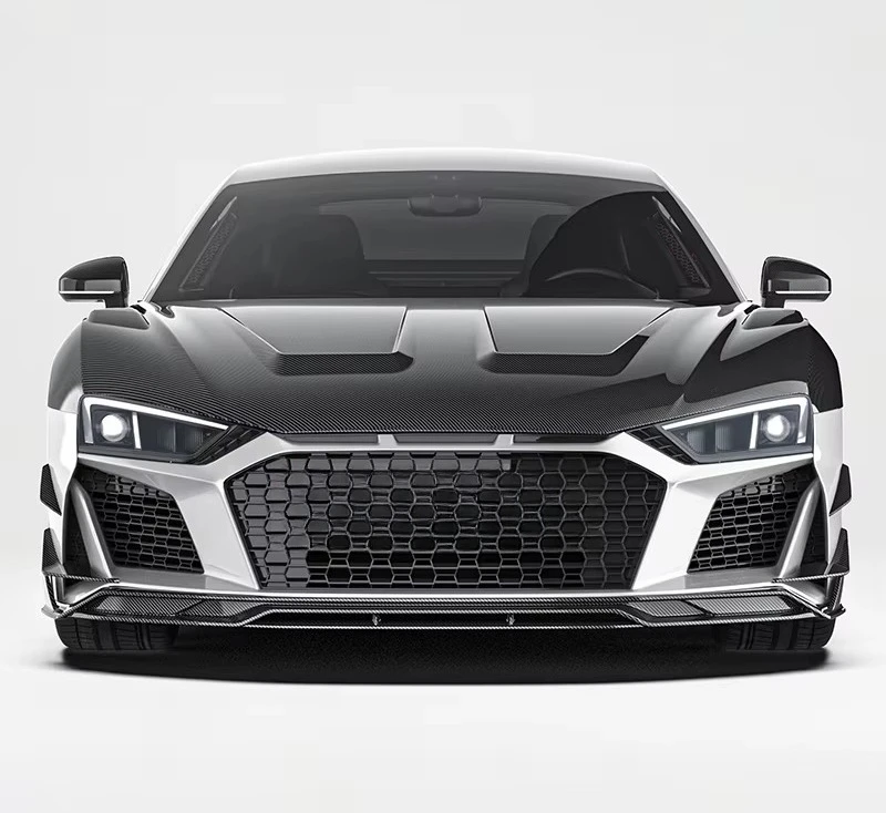 Paktechz Prepreg غطاء محرك من ألياف الكربون الجافة لـ R8 2016 - 2023 #5