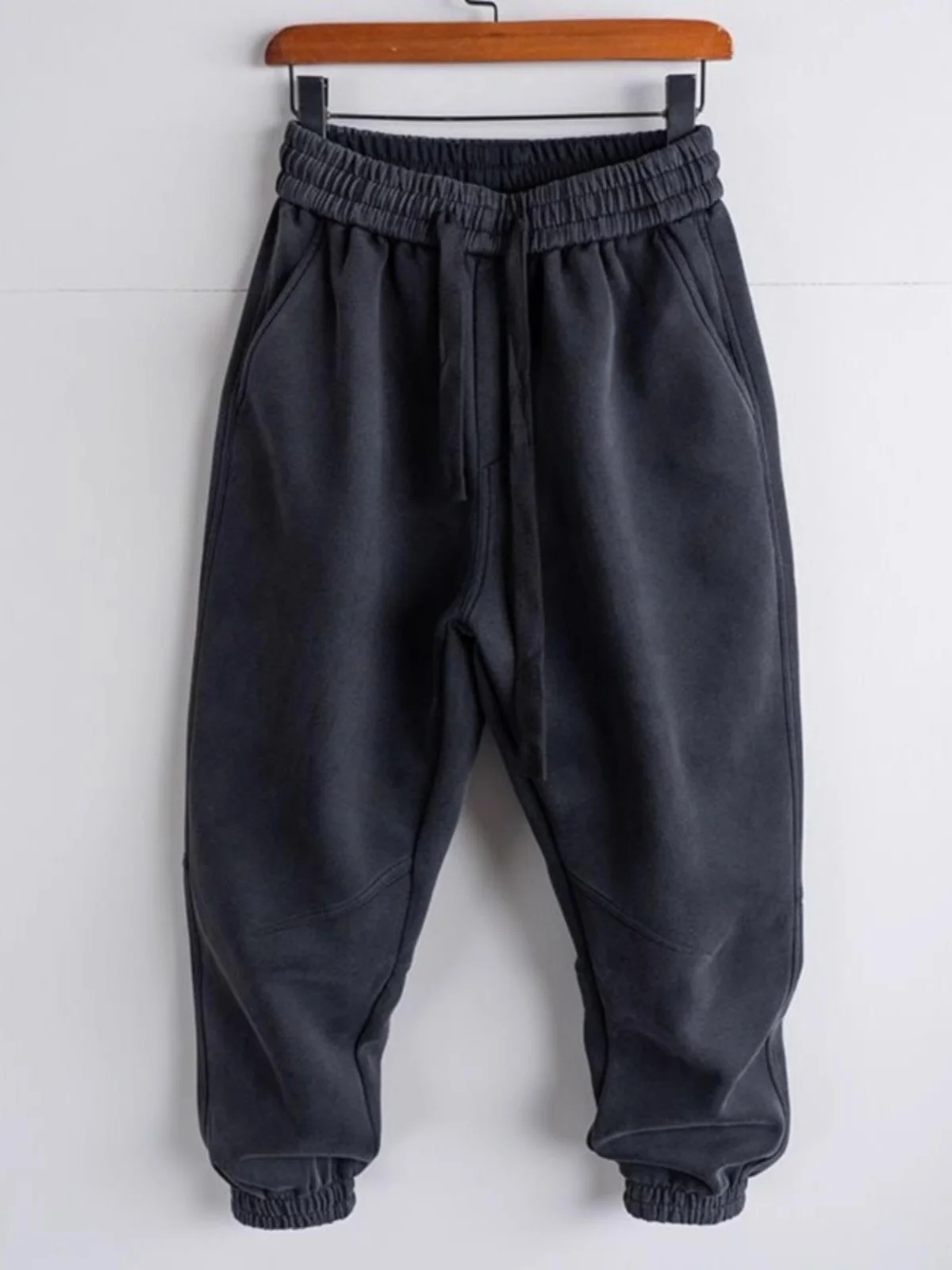 

Extra Large 300 Pou Men's Thiened American Sle Sports Pants Loose Trousers Harlan Nine Points Autumn Winter New Arrival