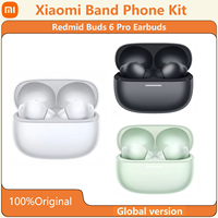 Original Xiaomi Redmi Buds 6 Pro Earphone Bluetooth kit For Xiaomi Smartphone 55dB Active Noise Cancelling 36 Hours Battery